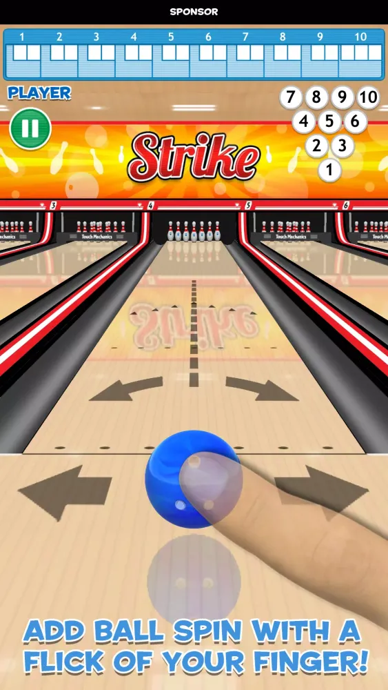 Tangkapan layar Strike!