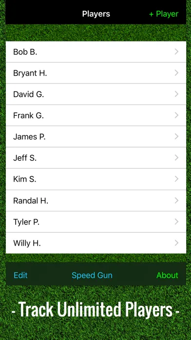 صور Baseball Stats Tracker Touch