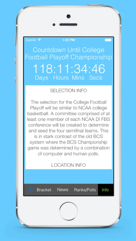 Tangkapan layar College Football Playoff