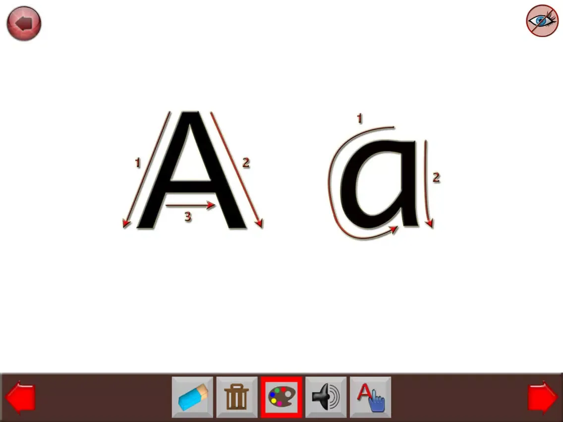 ภาพหน้าจอของ Learn German Alphabet Writing iPad 