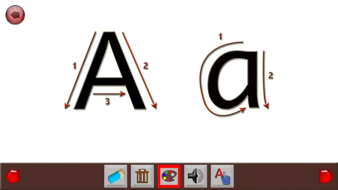 ภาพหน้าจอของ Learn German Alphabet Writing