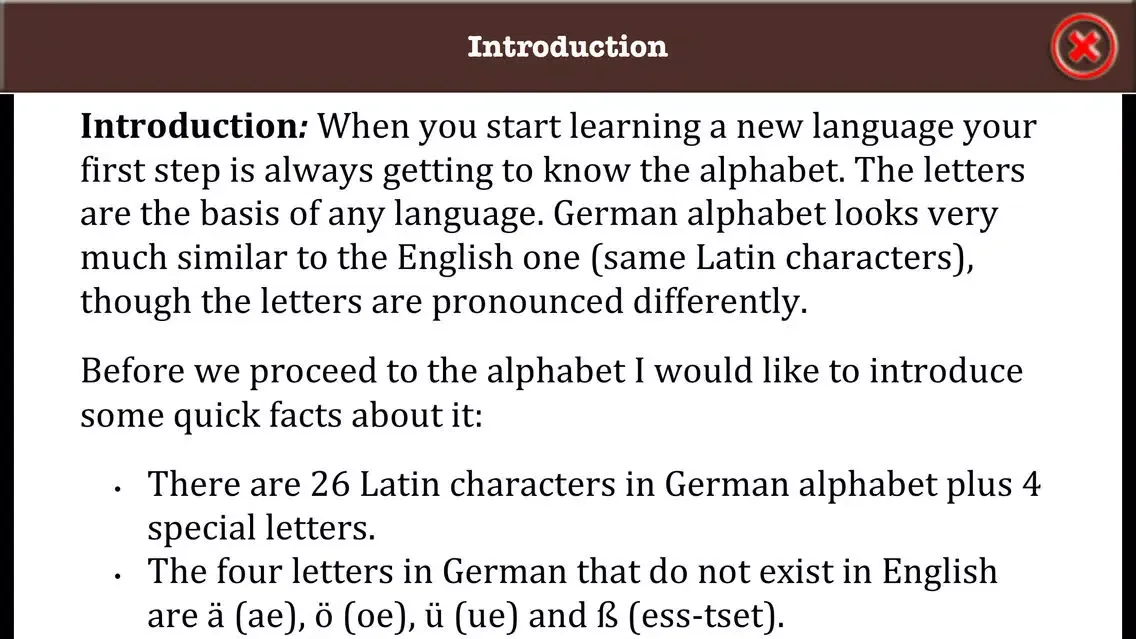 ภาพหน้าจอของ Learn German Alphabet Writing