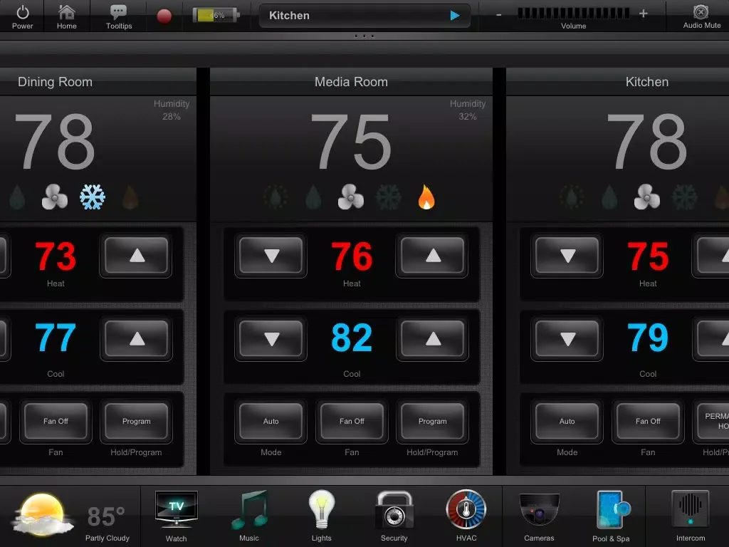 AMX Living iPad  سکرین شاٹس