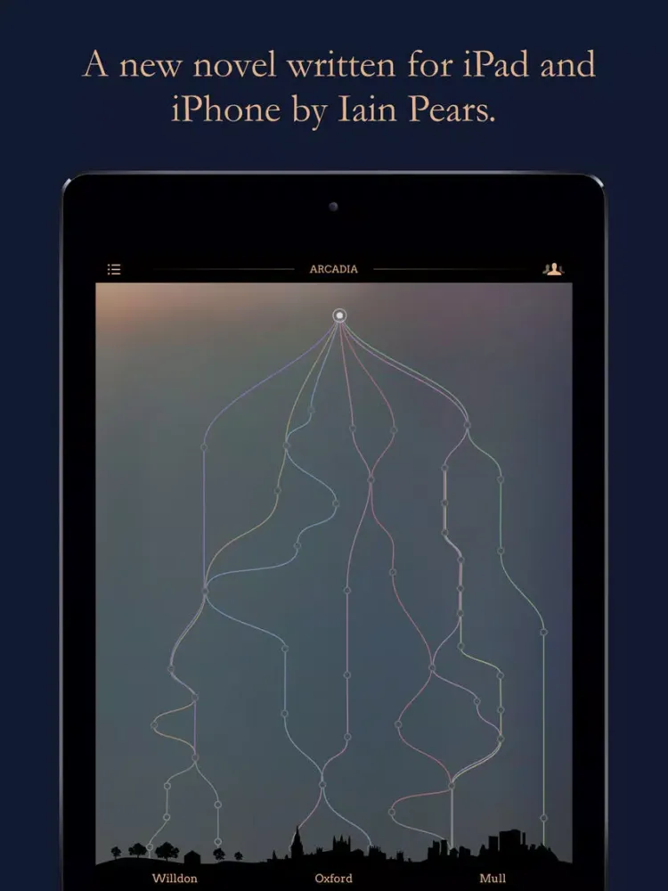 ภาพหน้าจอของ Arcadia by Iain Pears iPad 