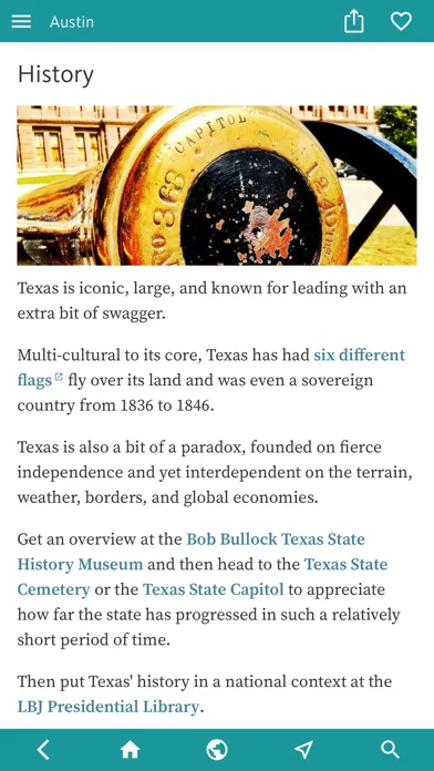 Austin’s Best: TX Travel Guide سکرین شاٹس