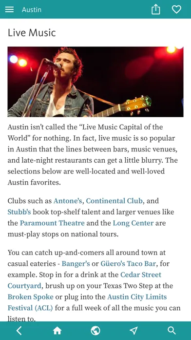 Austin’s Best: TX Travel Guide سکرین شاٹس