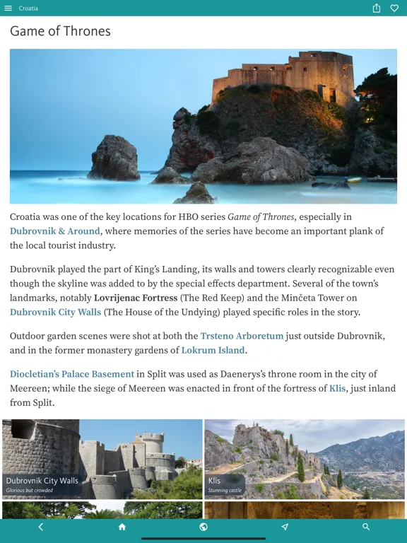 Croatia’s Best: Travel Guide iPad  স্ক্রিনশট