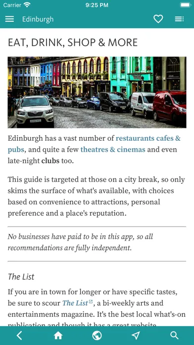 Edinburgh's Best: Travel Guide Screenshots