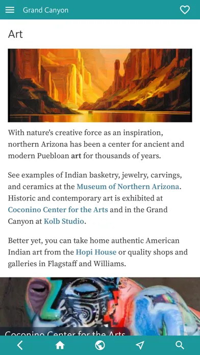 Grand Canyon & Flagstaff Guide 스크린샷