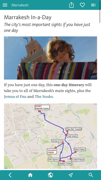 Screenshot di Marrakesh's Best Travel Guide