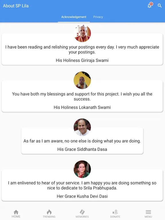 Srila Prabhupada Lila iPad  स्क्रीनशॉट
