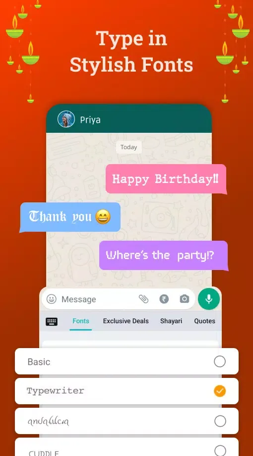 Screenshot di Bobble AI Keyboard