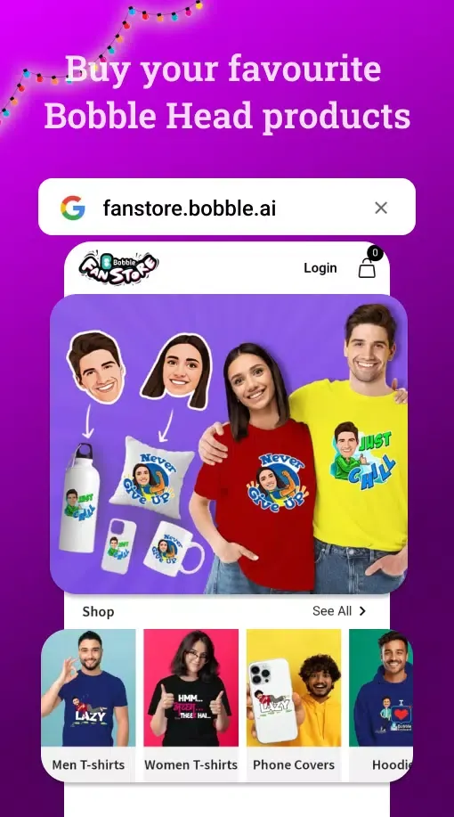 Screenshot di Bobble AI Keyboard
