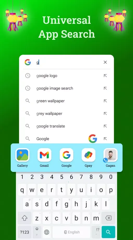 Screenshot di Bobble AI Keyboard