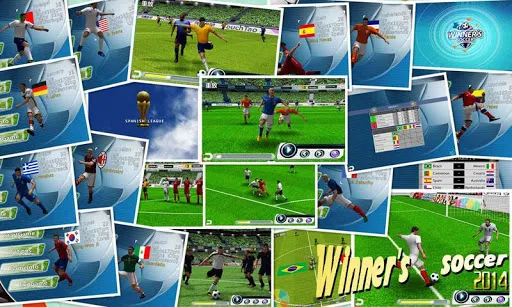 Capturas de tela do Winner Soccer Evolution