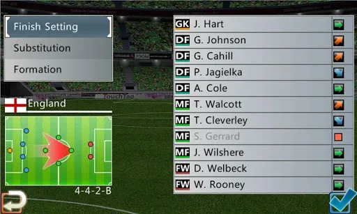 Capturas de tela do Winner Soccer Evolution