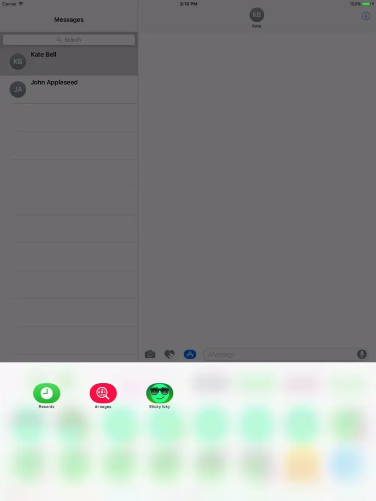 Capturas de tela do Sticky Icky Stickers iPad 