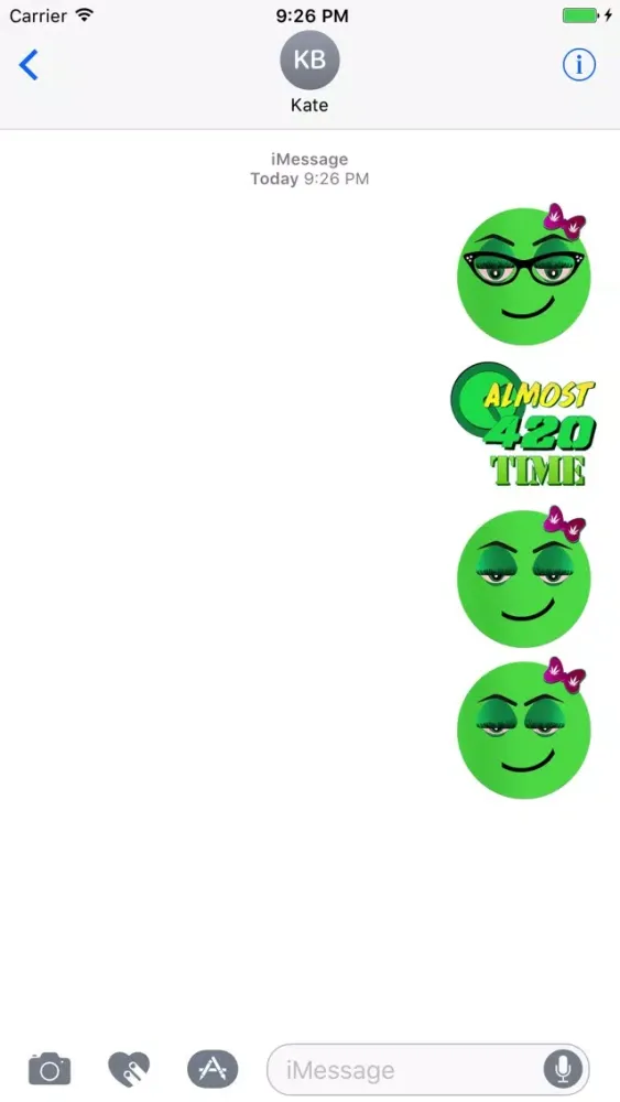 Capturas de tela do Sticky Icky Stickers