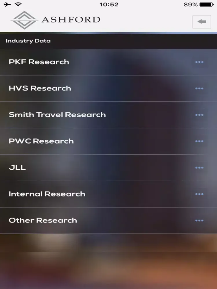 Ashford iPad  Screenshots