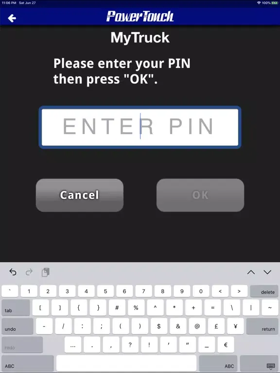 PowerTouch Delivery iPad  स्क्रीनशॉट