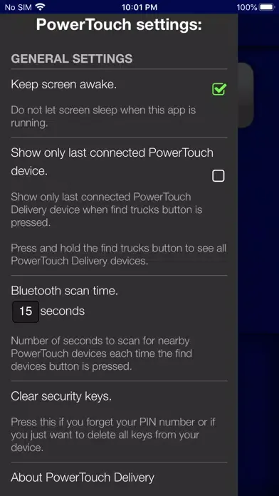 PowerTouch Delivery स्क्रीनशॉट
