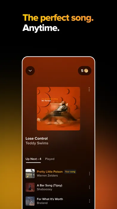 Tangkapan skrin TouchTunes: Control Bar Music