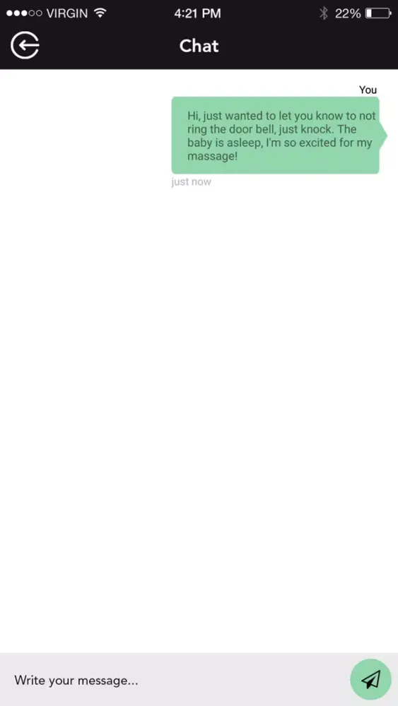 Tangkapan skrin Touch Massage