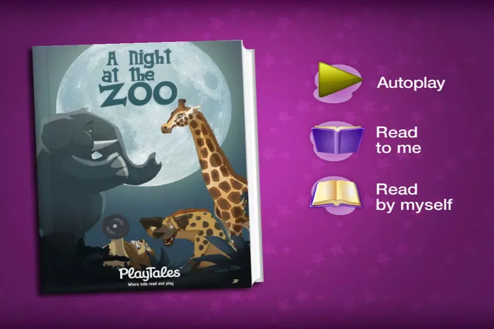 Capturas de pantalla de A night at the zoo - interactive book for children
