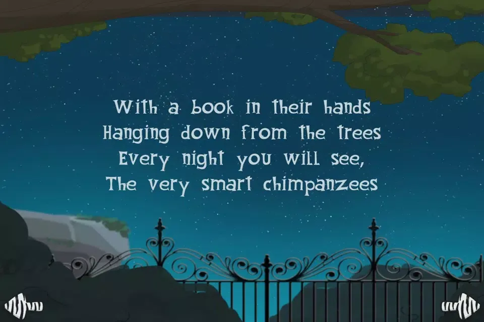 Capturas de pantalla de A night at the zoo - interactive book for children