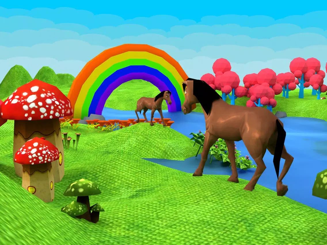 Learn Animal Sounds: 3D Zoo Jungle Safari For Kids iPad 应用截图