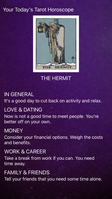 Daily Tarot Card & Astrology Ekran Görüntüleri