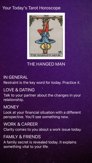 Daily Tarot Card & Astrology Ekran Görüntüleri