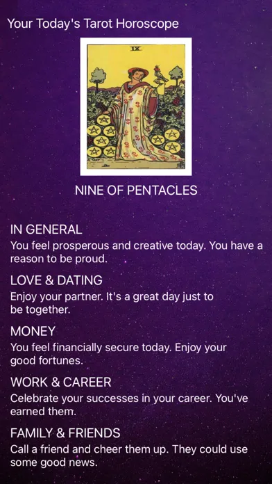 Daily Tarot Card & Astrology Ekran Görüntüleri