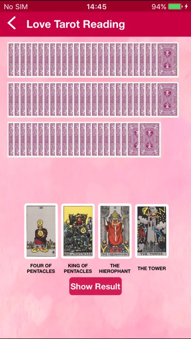 Love Tarot Card Reading - True スクリーンショット
