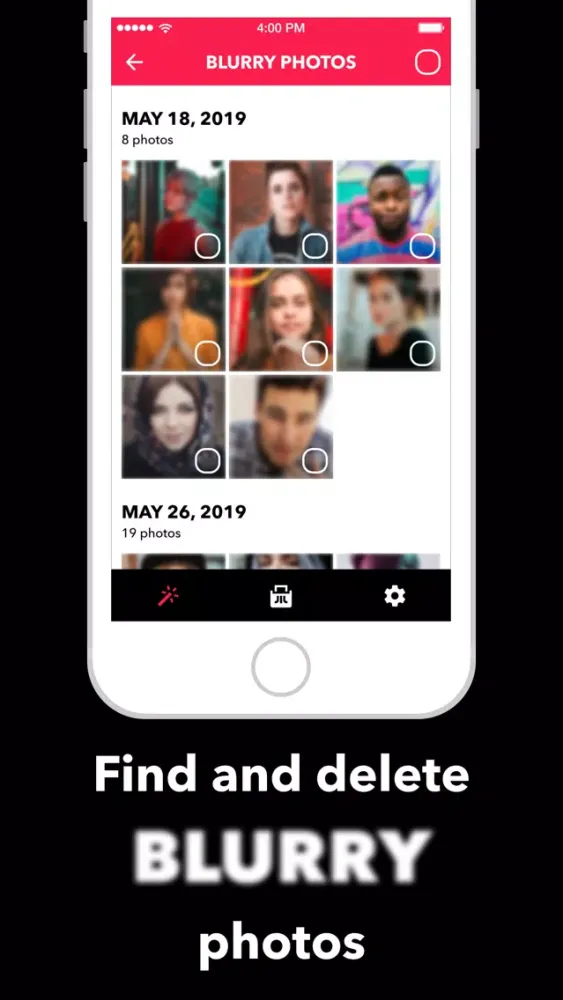 Tangkapan skrin Shredder: Clean Photo Library