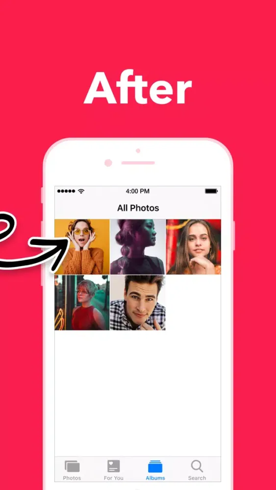 Tangkapan skrin Shredder: Clean Photo Library