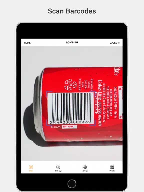 Barcode Scanner,QR Code Reader iPad  スクリーンショット
