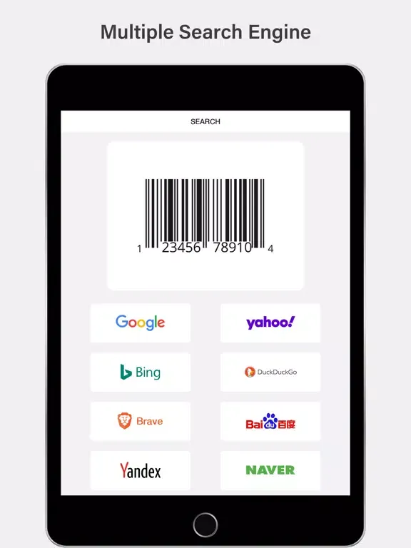 Barcode Scanner,QR Code Reader iPad  스크린샷
