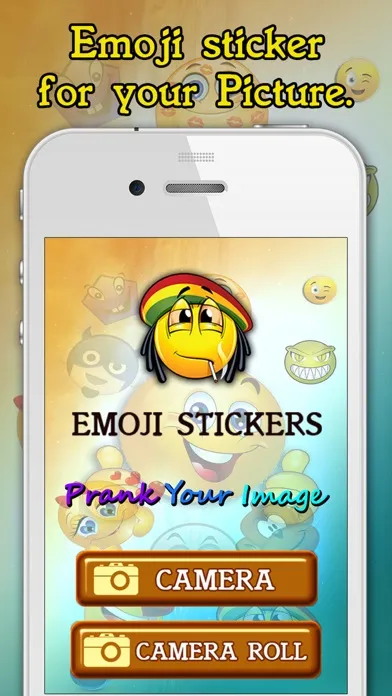 Capturas de tela do Emoji Camera Stickers: Add Cool Emoticon smiley Flirty Expression To Your Picture