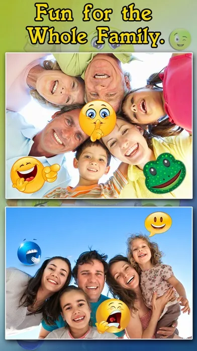 Capturas de tela do Emoji Camera Stickers: Add Cool Emoticon smiley Flirty Expression To Your Picture