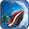 A Super Jet ski Champion Rider- Surf and Dive Kayaking into the Ocean