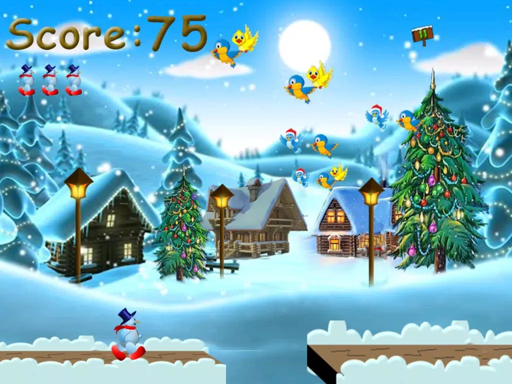 A Snowman Frosty Run Free: The Best Mega Adventure Game for Cool Kids iPad  स्क्रीनशॉट