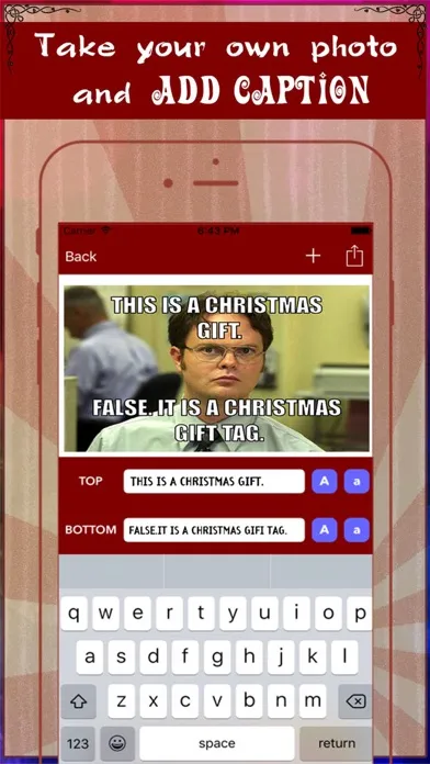 Скриншоты Xmas Meme Photo Generator- Add Caption to Photo & Make Troll Face
