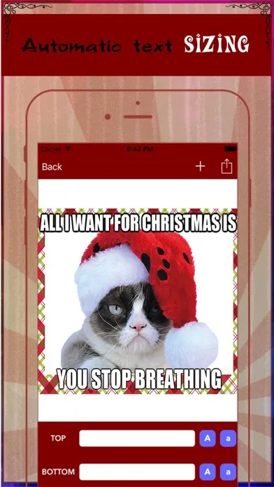 Скриншоты Xmas Meme Photo Generator- Add Caption to Photo & Make Troll Face