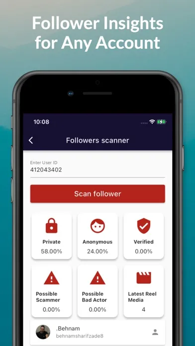 Zrzuty ekranu Get Followers - Insta Booster