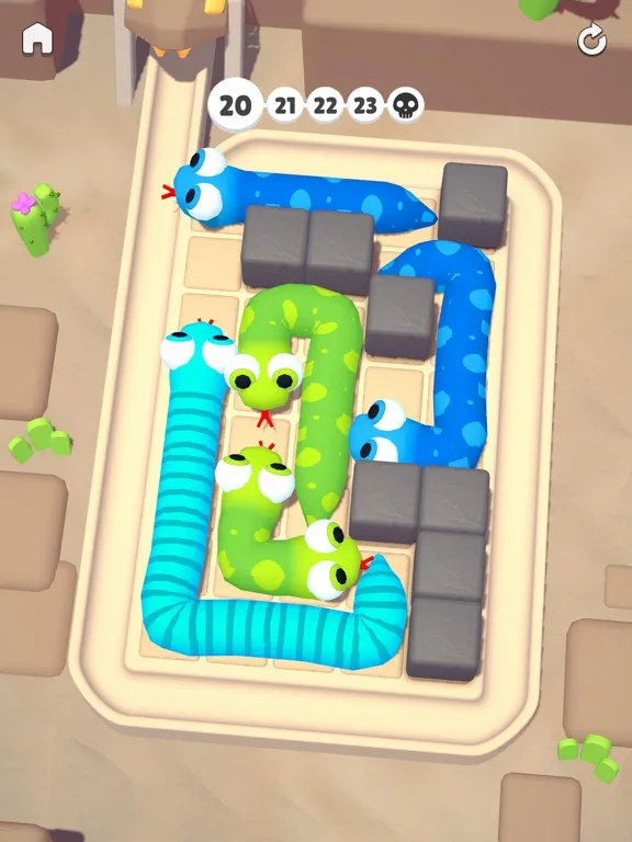 ภาพหน้าจอของ Snake Away iPad 