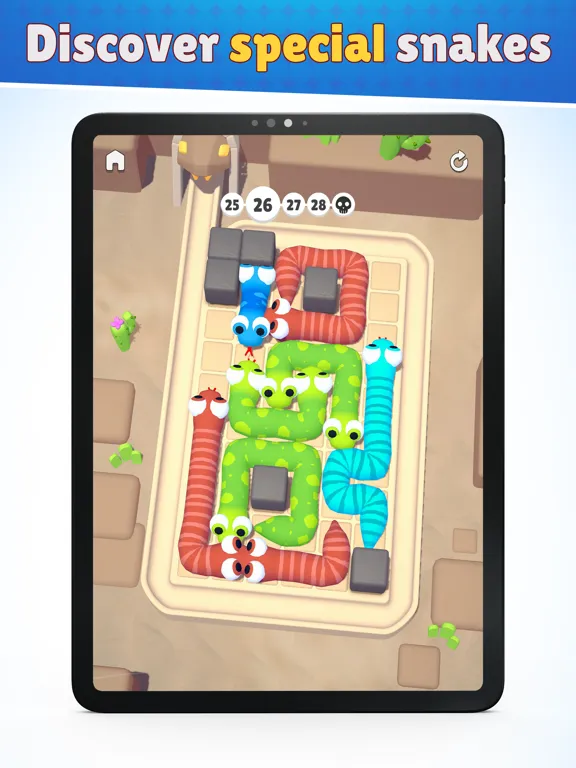 ภาพหน้าจอของ Snake Away iPad 