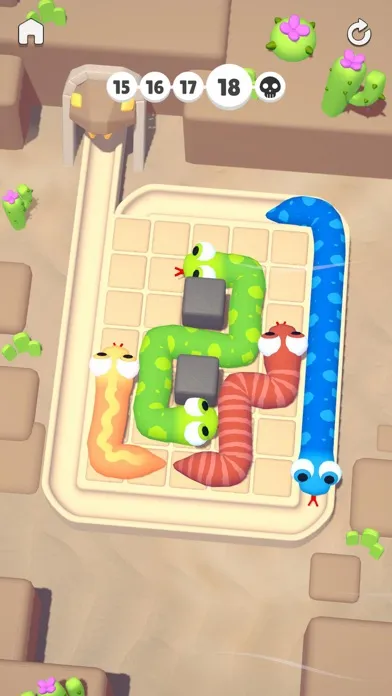 ภาพหน้าจอของ Snake Away