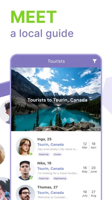 Скриншоты TourBar - international dating