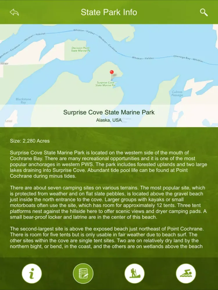 Alaska State Parks iPad 應用截圖